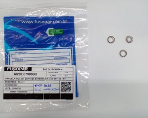 External tooth lock washer 6x11x7 DIN 6798 SST